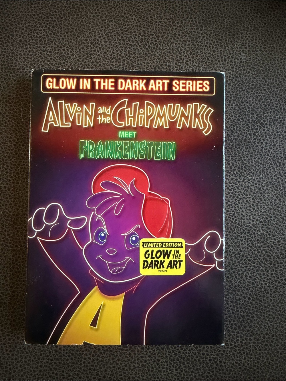 Alvin and the Chipmunks Meet Frankenstein– Glow in the Dark Art Series – NEW